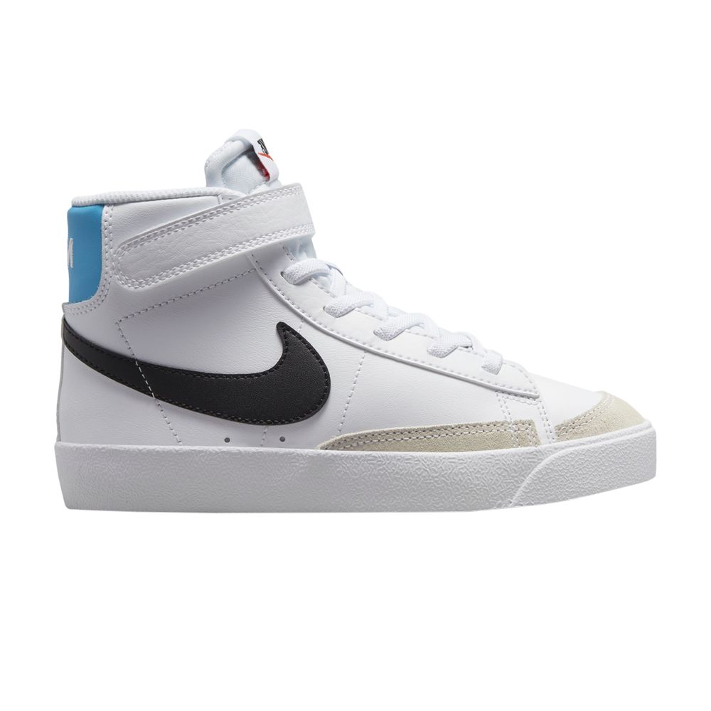 Pre-owned Nike Blazer Mid '77 Ps 'white Black Photo Blue' | Kid's Size 11