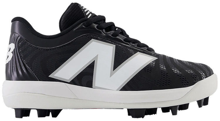 New Balance 4040v7 Big Kid Rubber Molded Black Optic White