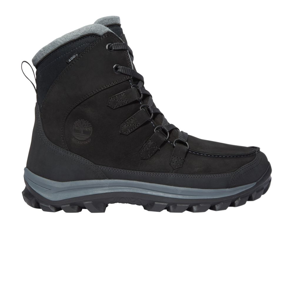 Pre-owned Timberland Chillberg Waterproof Insulated Boot 'triple Black' | Men's Size 9.5