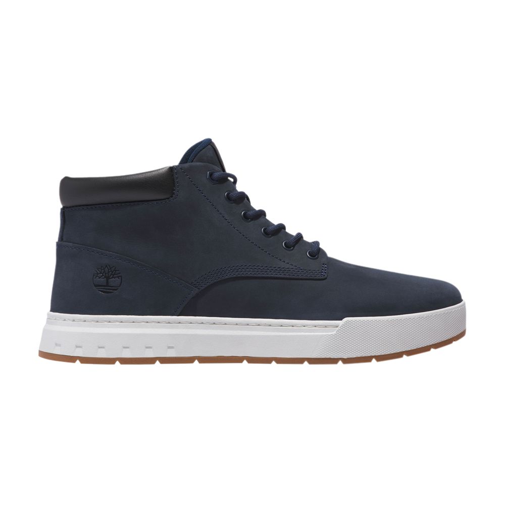 Pre-owned Timberland Maple Grove Leather Chukka 'iris' | Blue | Men's Size 10