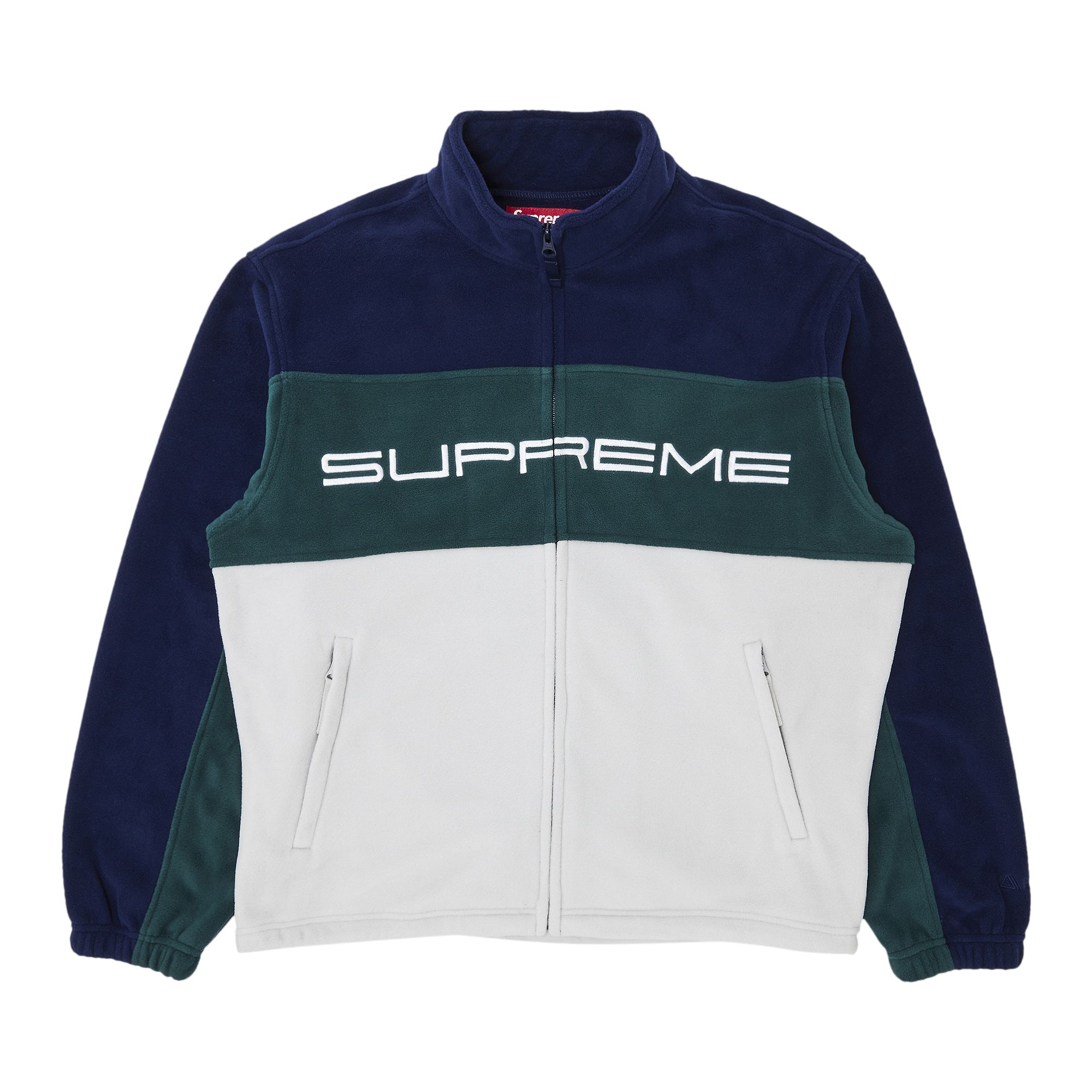 Supreme Polartec Zip Jacket 'Navy' | Blue | Men's Size XL