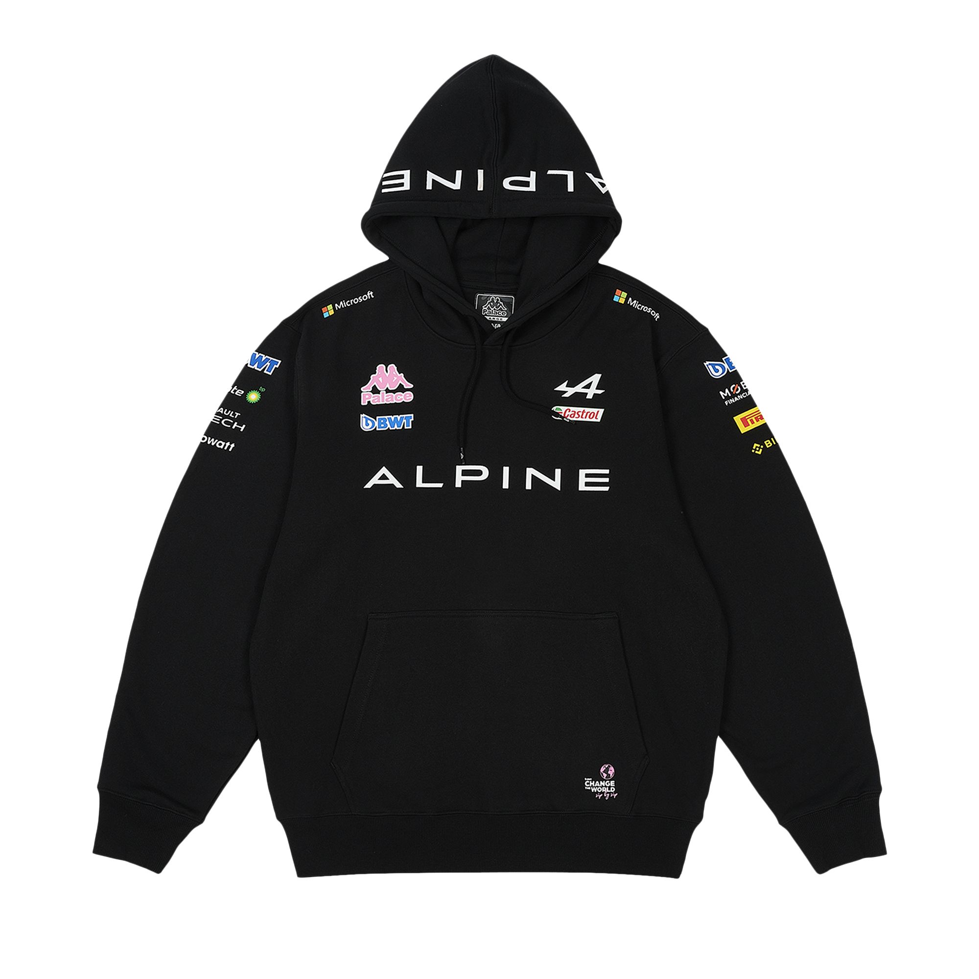 Palace x Kappa For Alpine Hood 'Black' | Men's Size L