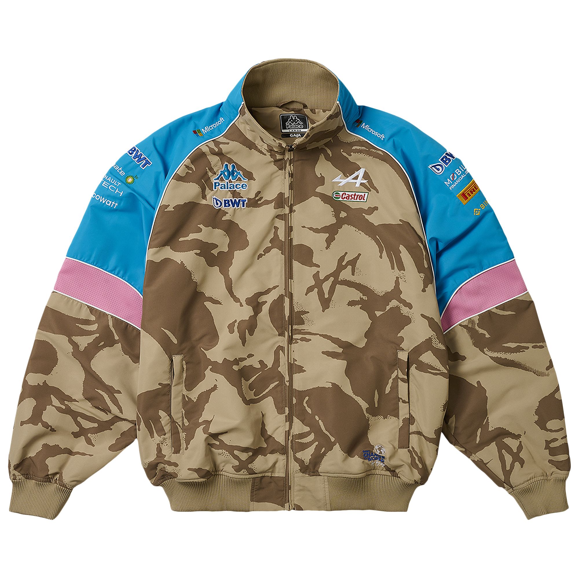 Palace x Kappa For Alpine Tracksuit Top 'Desert Camo' | Tan | Men's Size M