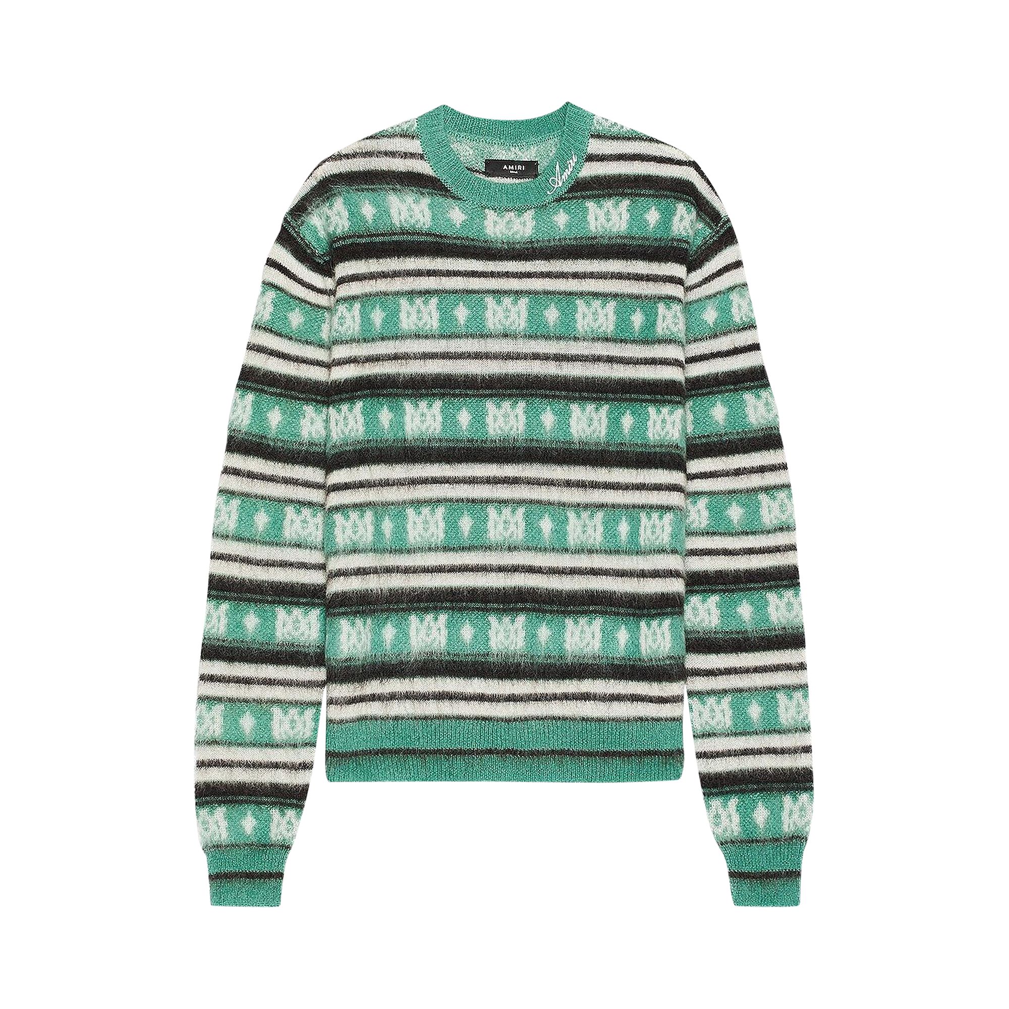 Pre-owned Amiri Skater Stripe Sweater 'green' | Men's Size M