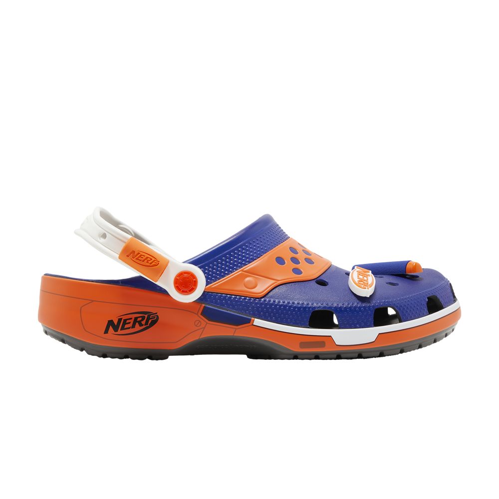 Pre-owned Crocs Nerf X Classic Clog 'blaster Dart' In Grey