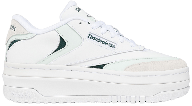 Reebok Wmns Club C Extra White Forest Green