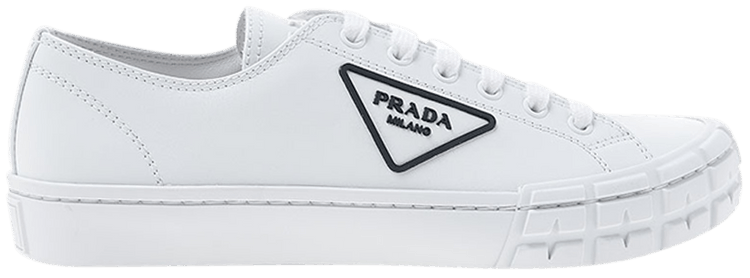 Prada Cassetta Wheel Low White