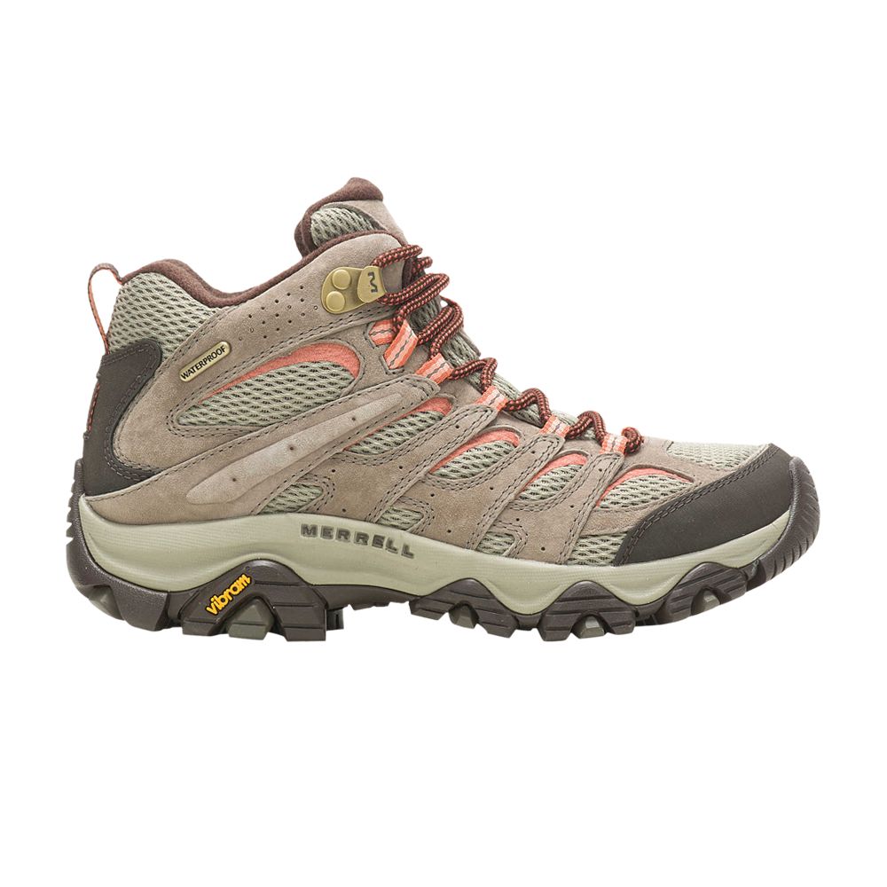 Pre-owned Merrell Wmns Moab 3 Mid Wide 'bungee Cord' | Brown | Women's Size 9