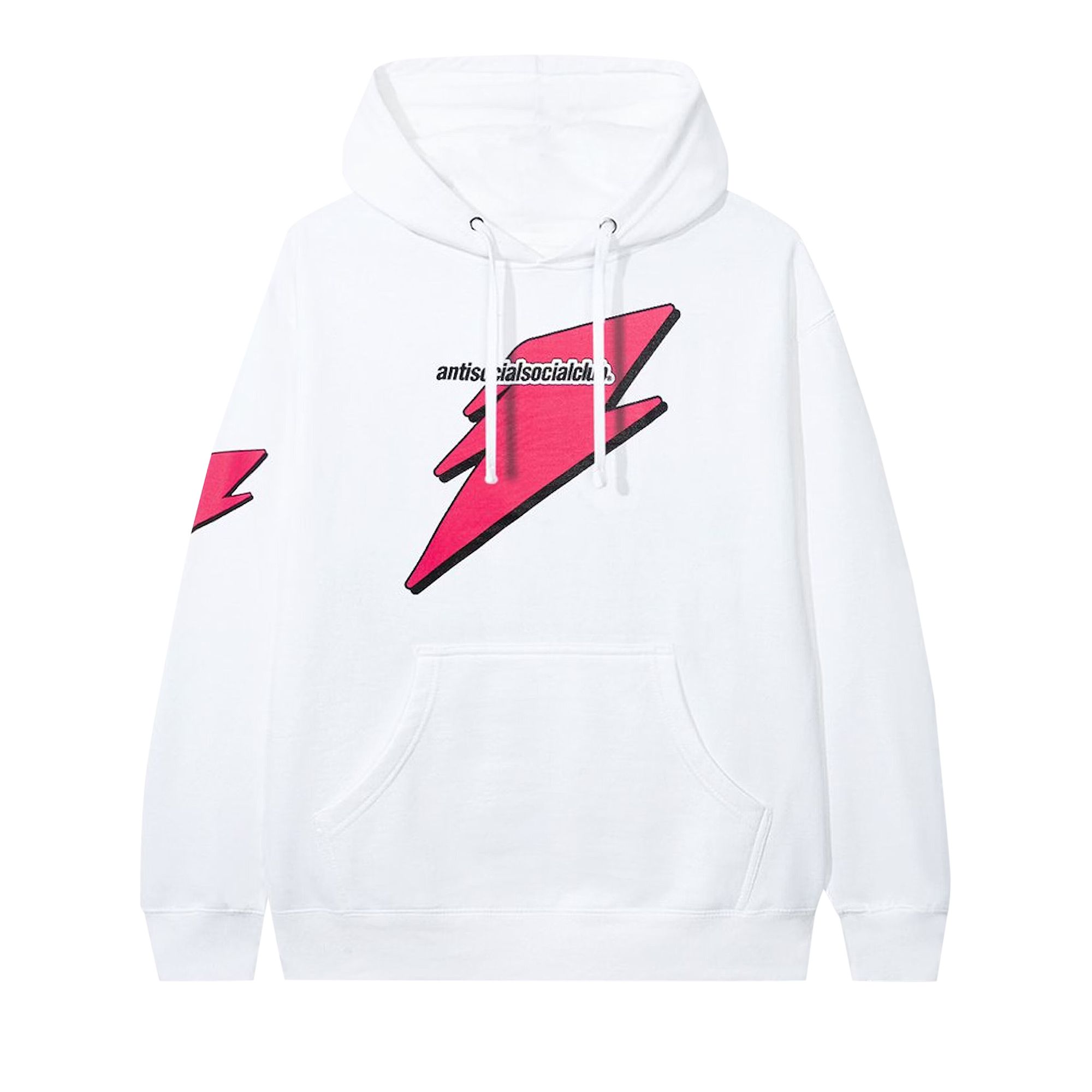 Anti Social Social Club Careless Bolt Hoodie 'White' | Men's Size L