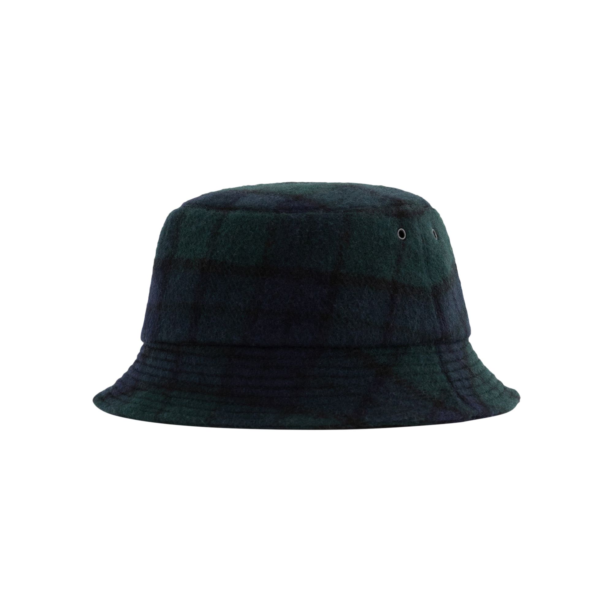 Pre-owned Aimé Leon Dore Wool Plaid Bucket Hat 'black Watch' | Multi-color | Men's Size L/xl