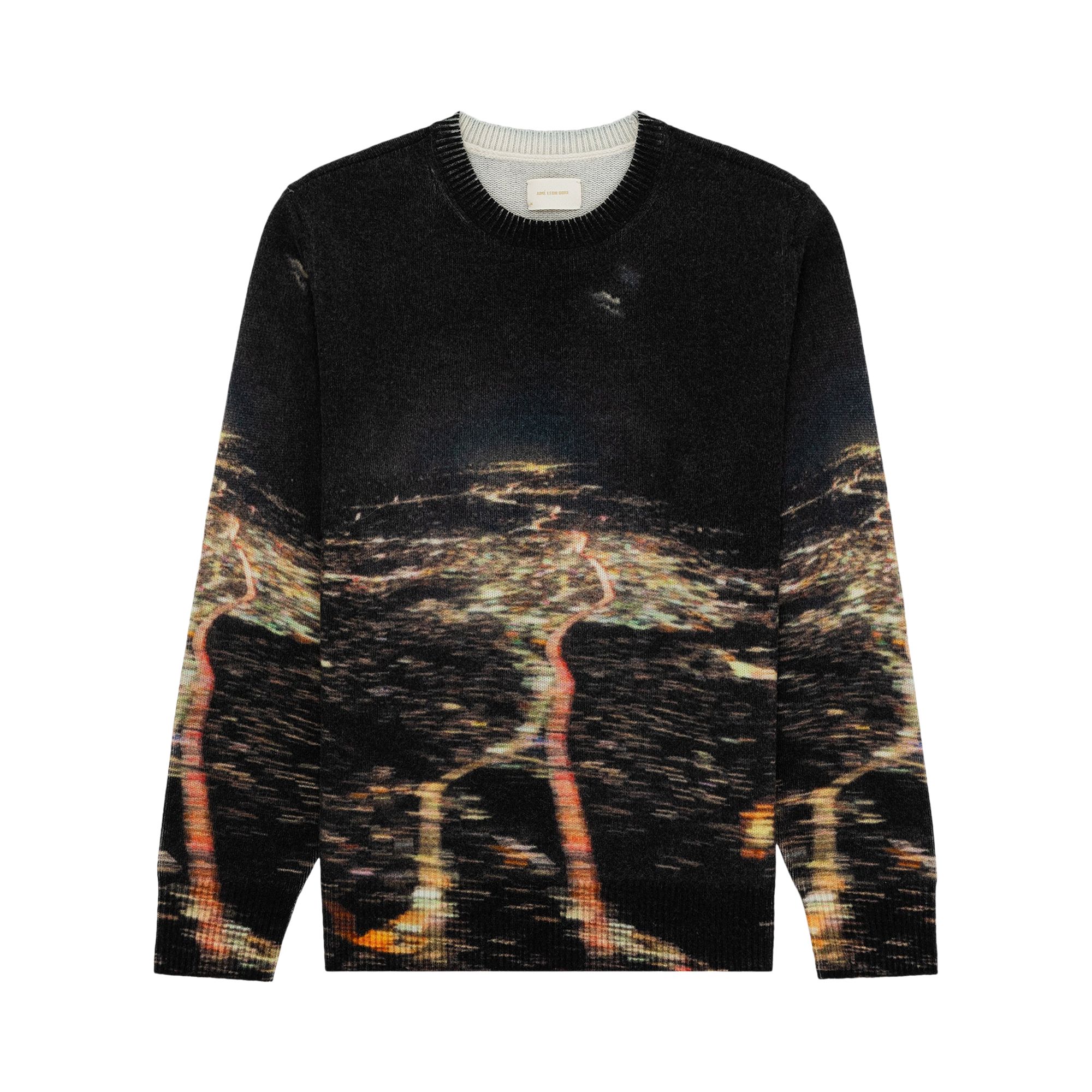 Pre-owned Aimé Leon Dore Nightscape Crewneck Sweater 'multicolor' | Multi-color | Men's Size Xl