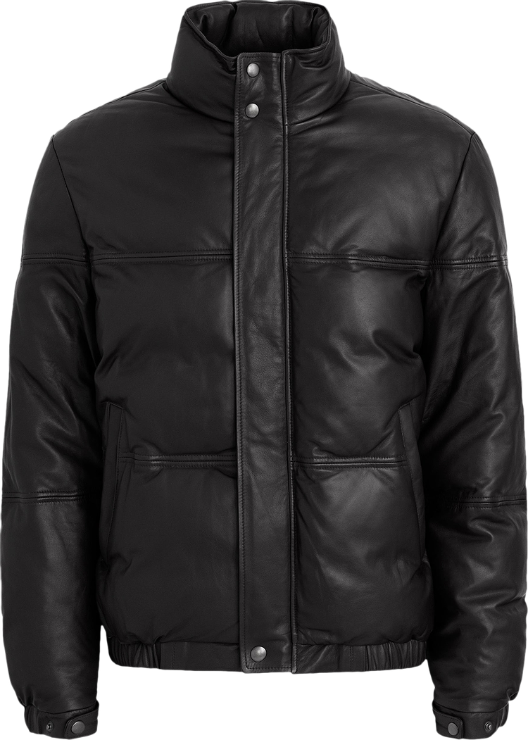 Buy Aimé Leon Dore Leather Down Puffer Jacket 'Jet Black' - FW23WJ052 ...