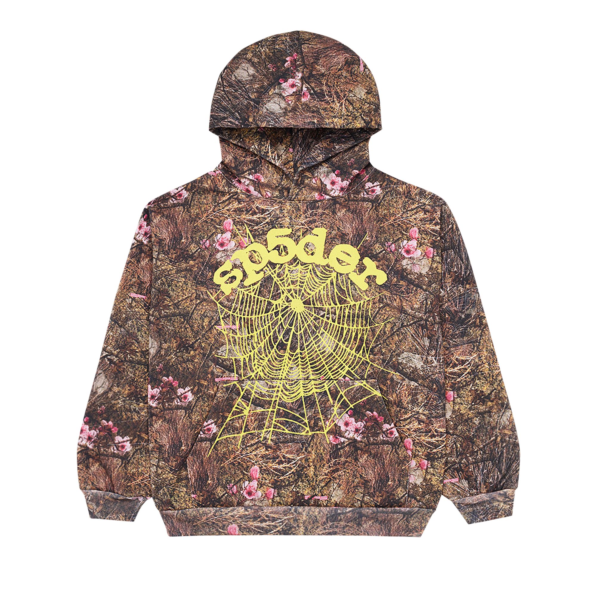Sp5der OG Web Hoodie 'Real Tree' | Multi-Color | Men's Size M