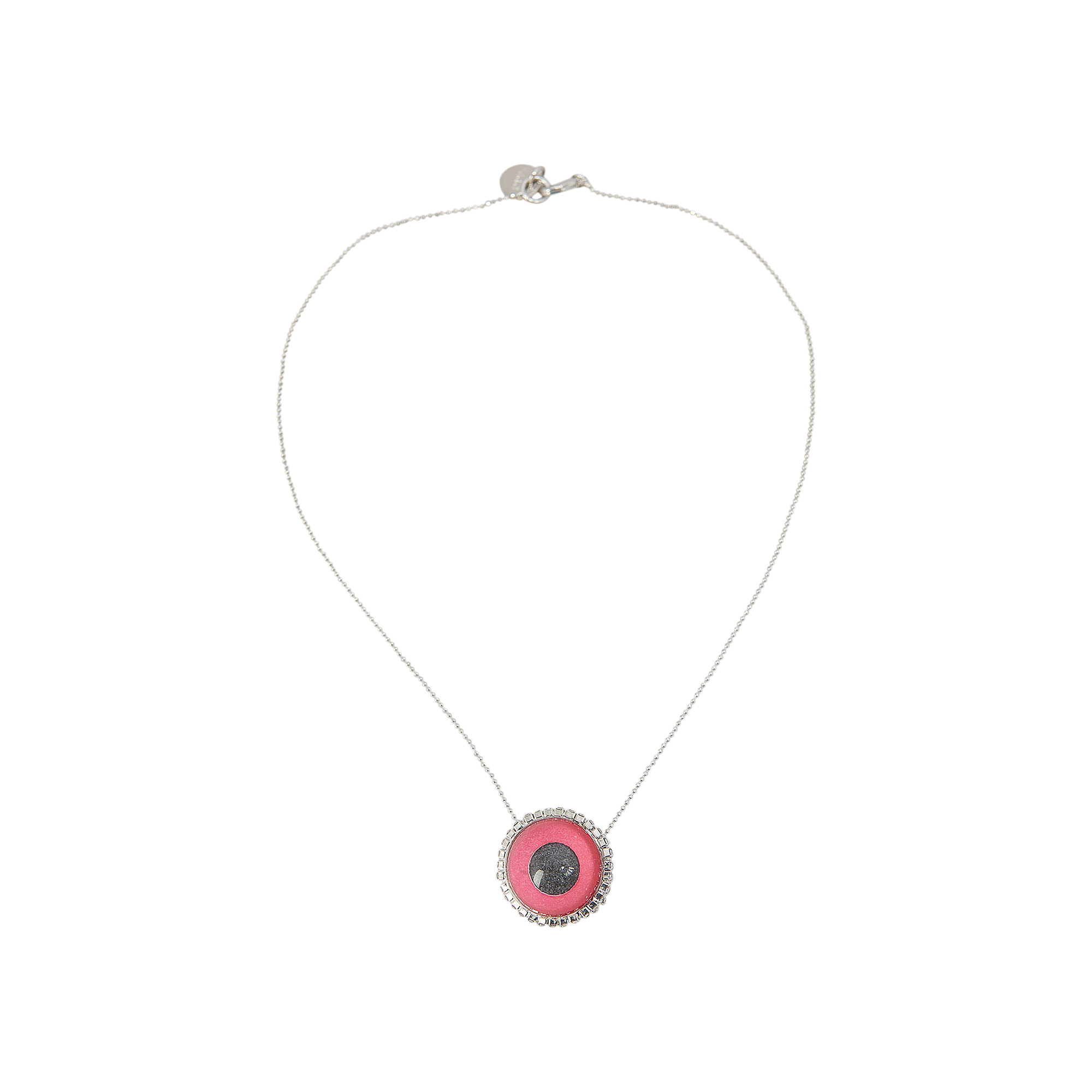 Pre-owned Marni Eye Charm Chain Necklace 'red'