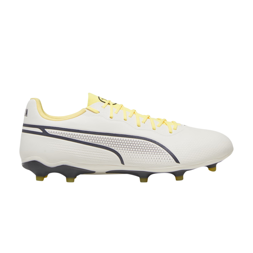Pre-owned Puma King Pro Fg Ag 'voltage Pack' In Cream