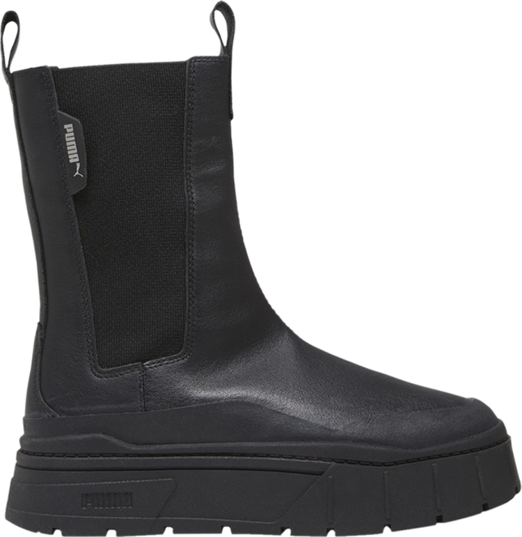 Wmns Mayze Stack Chelsea Boot 'Triple Black'