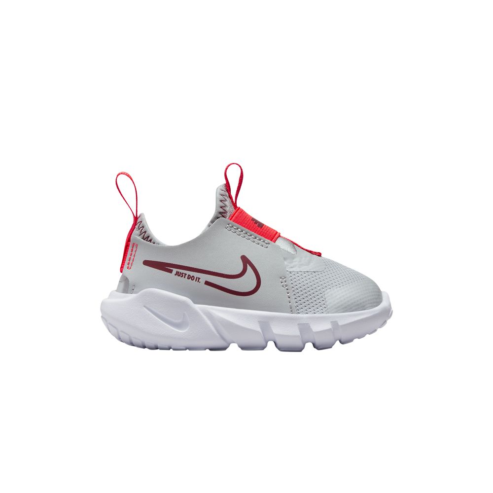 Nike Flex Runner 2 TD 'Light Smoke Team Red' | Grey | Infant Size 7 - DJ6039-009