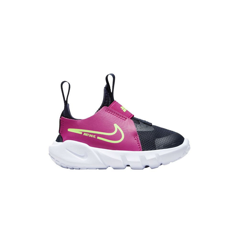 Nike Flex Runner 2 TD 'Dark Obsidian Fireberry' | Blue | Infant Size 8 - DJ6039-401