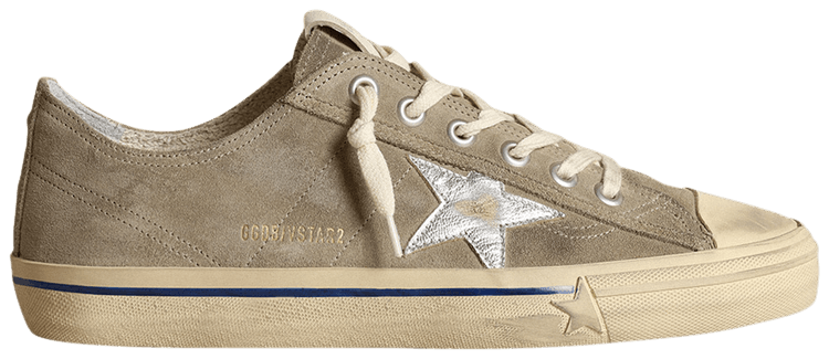 Golden Goose V Star Dove Grey Silver Metallic