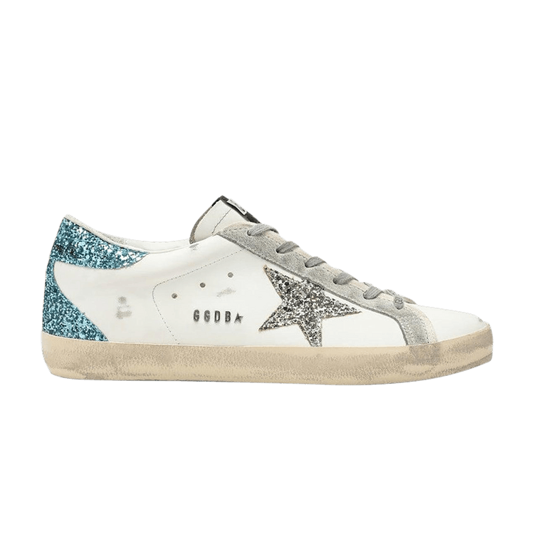 Golden goose white & silver superstar sneakers online