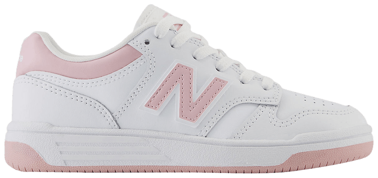 New Balance 480 Little Kid White Orb Pink