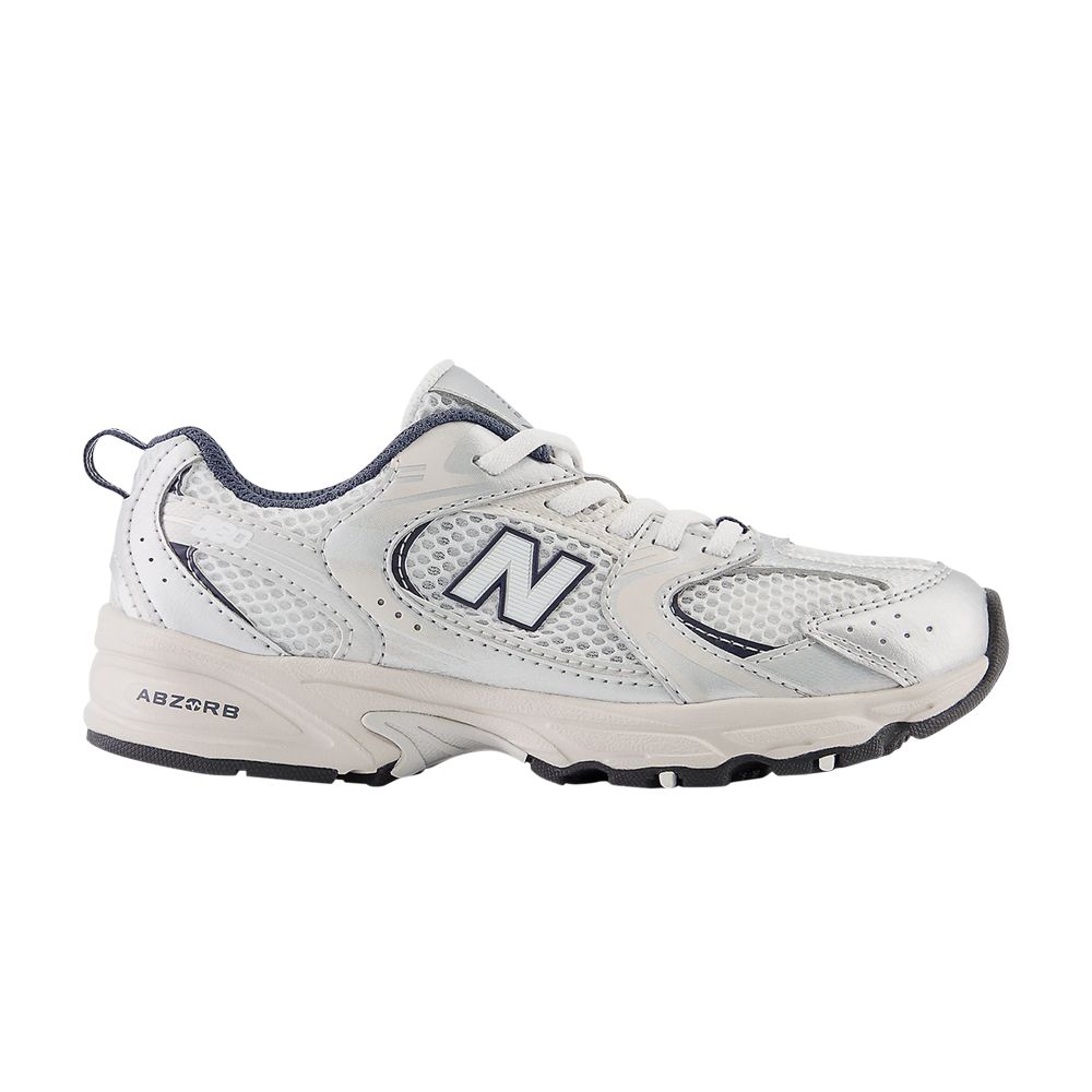 Pre-owned New Balance 530 Bungee Little Kid Wide 'summer Fog Navy' | Grey | Kid's Size 11.5