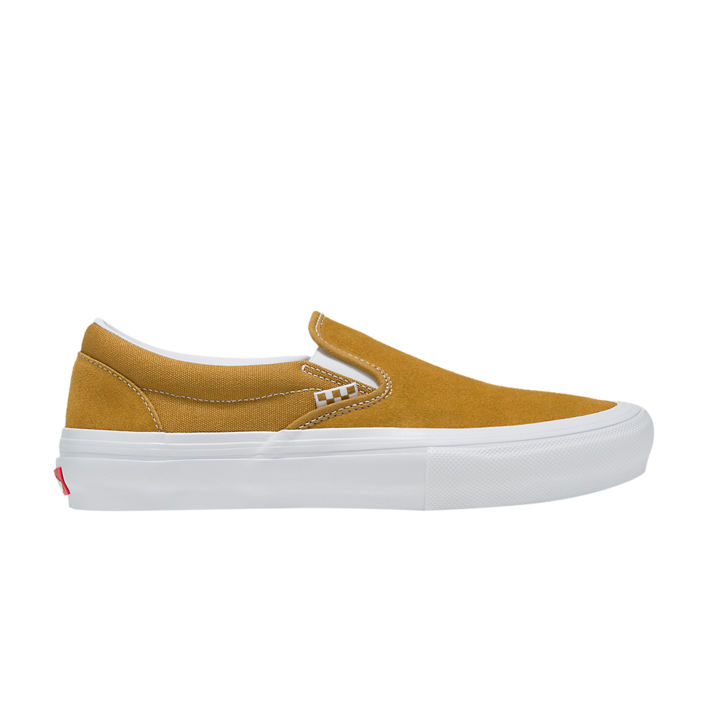 Pre-owned Vans Skate Slip-on 'gold White'