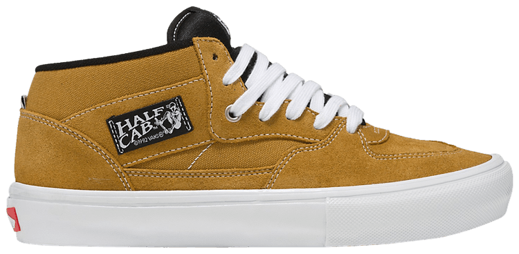 Skate Half Cab Gold White