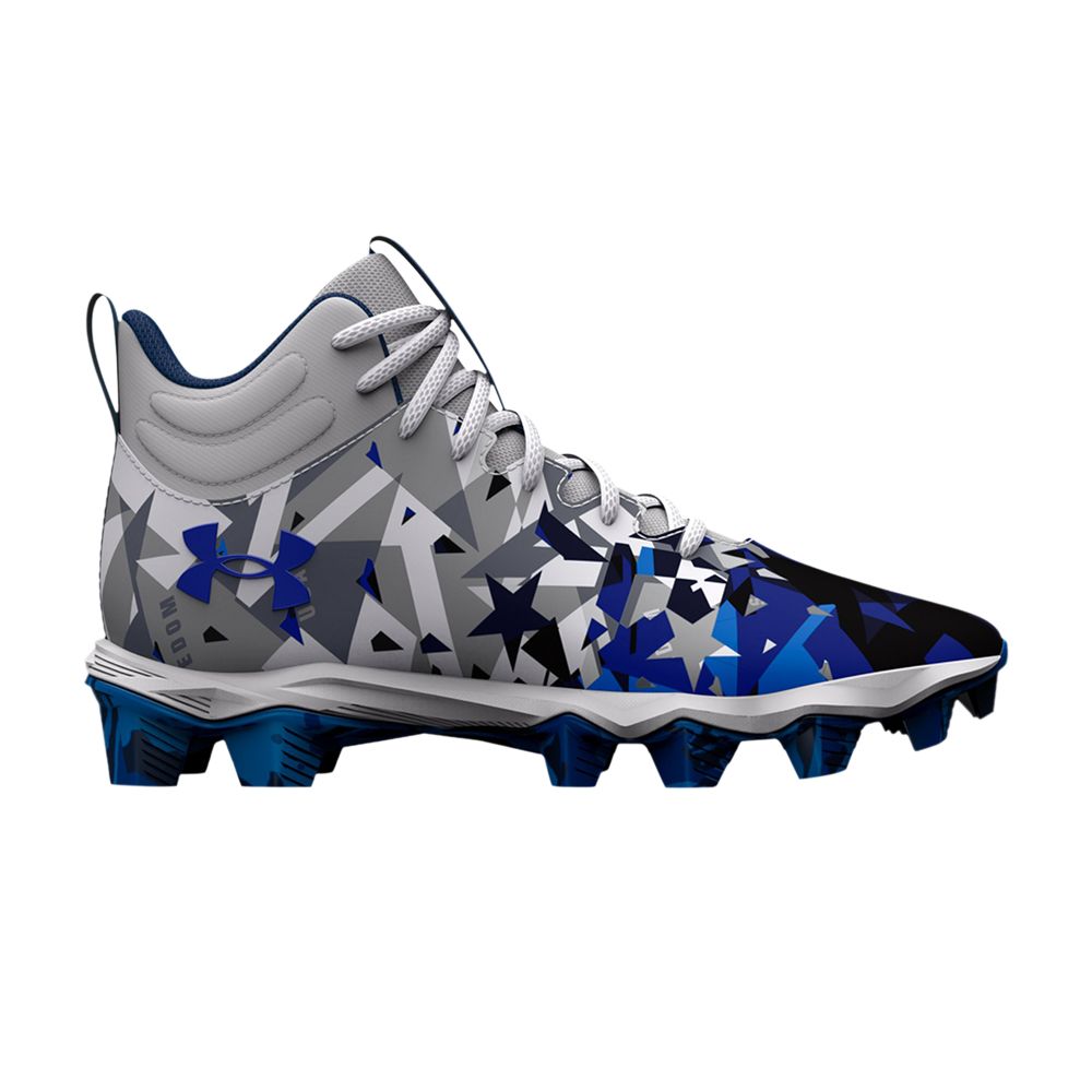 Pre-owned Under Armour Spotlight Franchise 3 Rm Jr 'usa' | Blue | Kid's Size 11