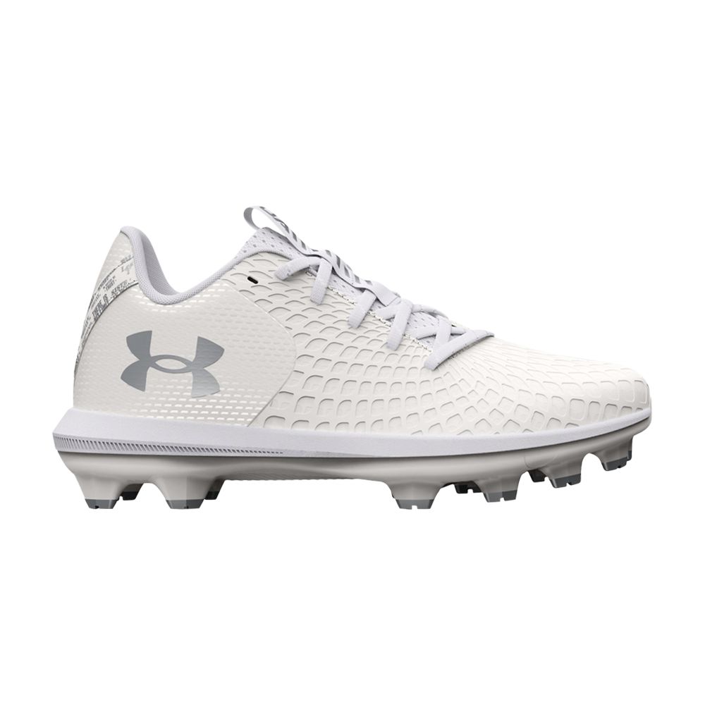 Pre-owned Under Armour Glyde 2 Tpu Jr 'white Metallic Silver' | Kid's Size 5
