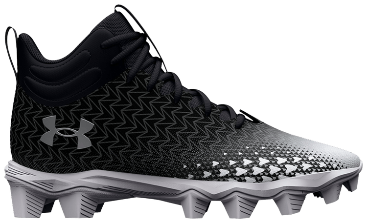 Under Armour Spotlight Franchise 3 RM Wide Jr Black Metallic Silver