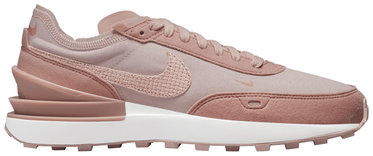 Nike Wmns Waffle One Woven Swoosh   Pink Oxford