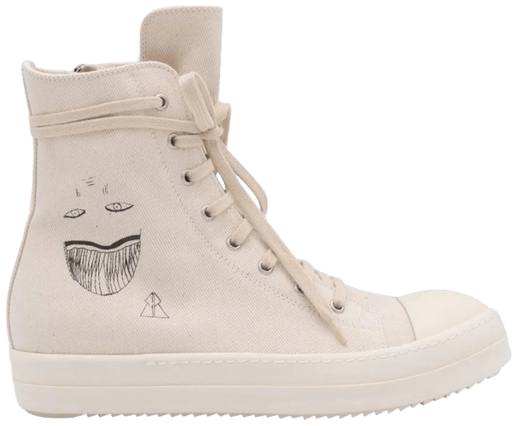 Buy Rick Owens DRKSHDW Strobe Cotton Denim High 'Toothface Buy Rick Owens DRKSHDW Strobe Cotton Denim High 'Toothface