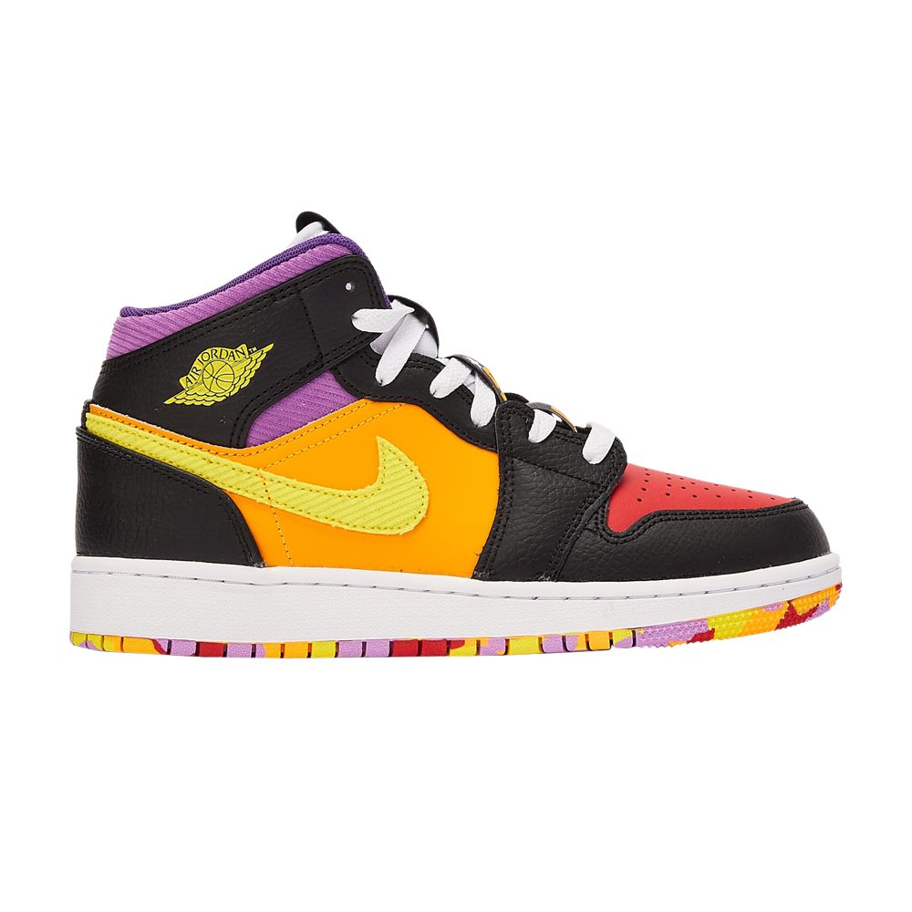 Air Jordan 1 Mid SS GS 'Championships' | Multi-Color | Kid's Size 4