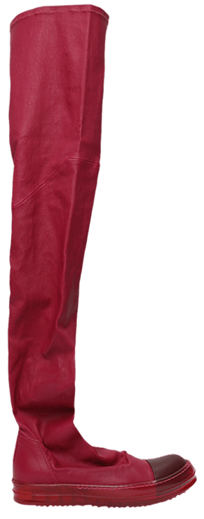 Rick Owens Wmns Stretch Thigh-High Boot 'Fuchsia Clear'