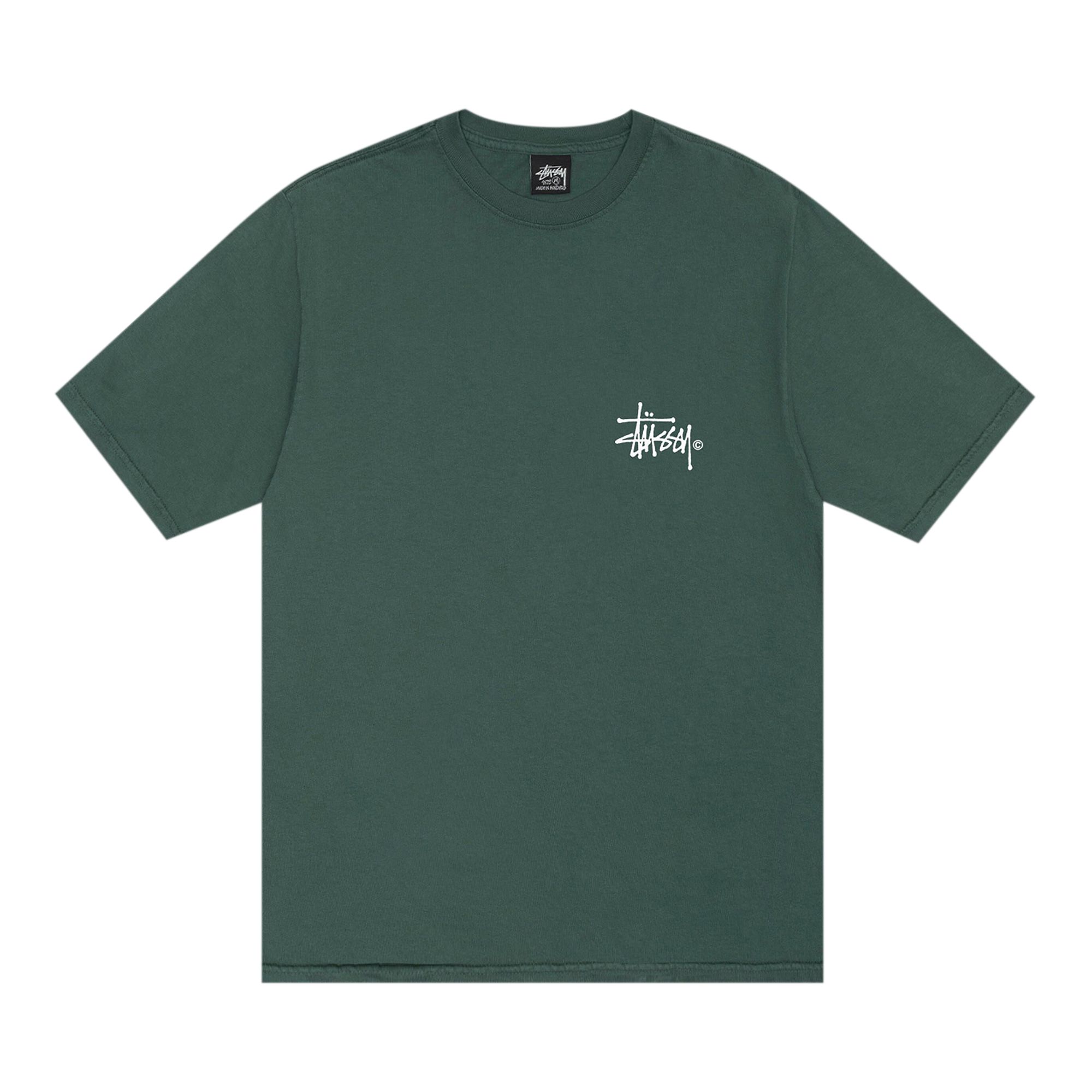 Pre-owned Stussy Ist Venus Pigment Dyed T-shirt 'forest' | Green | Men's Size L