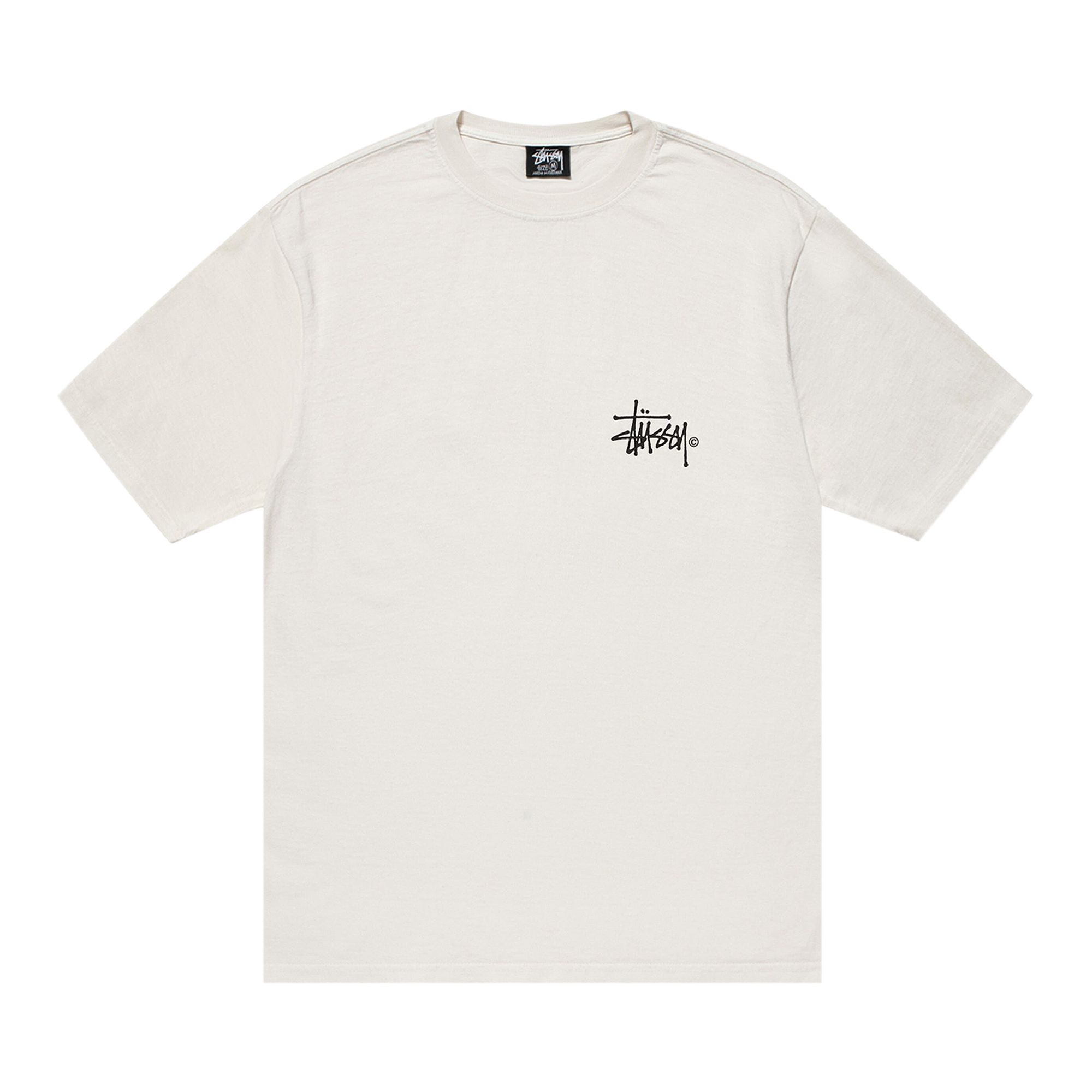 Pre-owned Stussy Ist Venus Pigment Dyed T-shirt 'natural' | Cream | Men's Size L In White