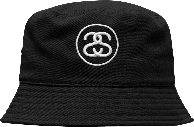 Buy Stussy SS Link Deep Bucket Hat 'Black' - 1321185 BLAC | GOAT
