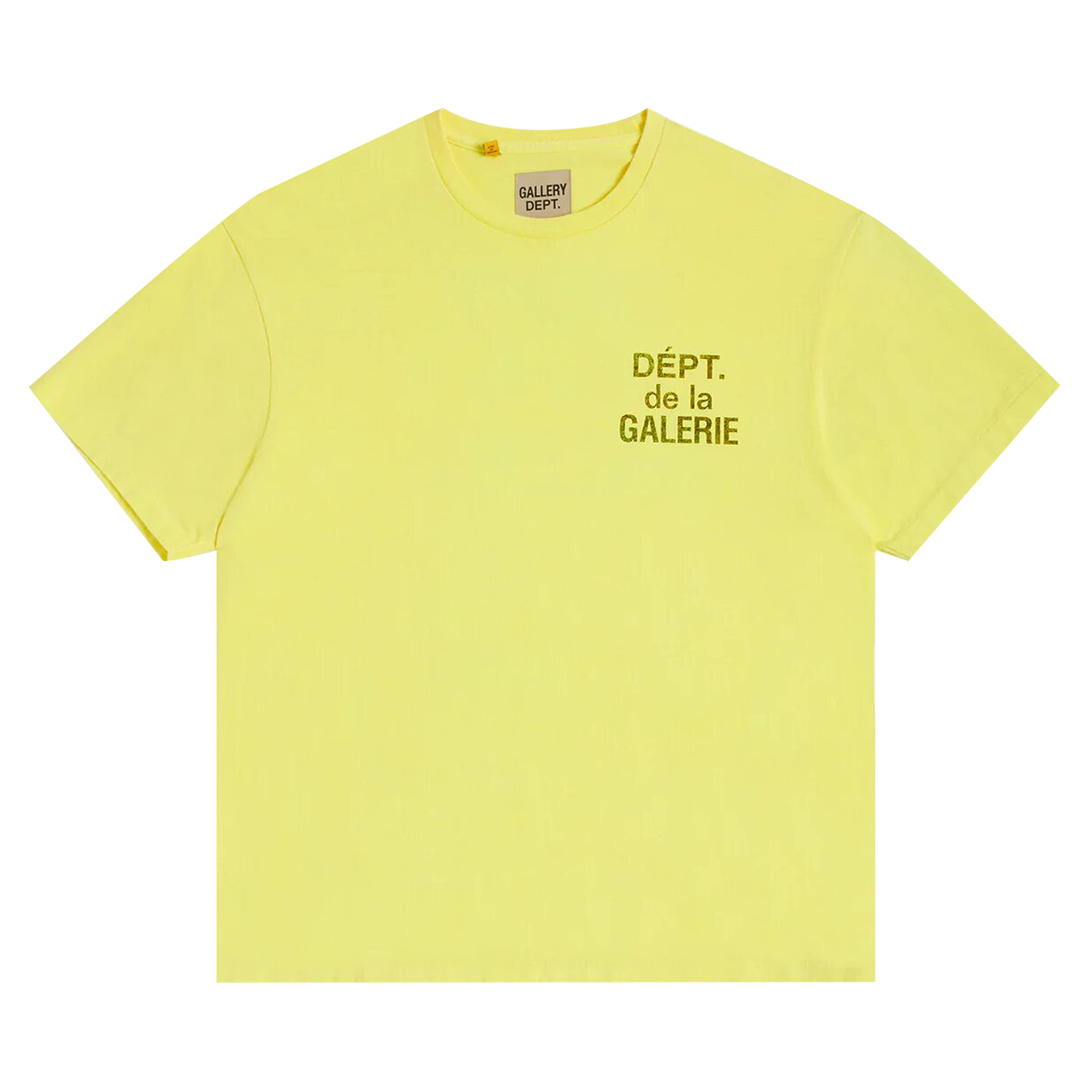 Pre-owned Gallery Dept. French Tee 'flo Yellow'