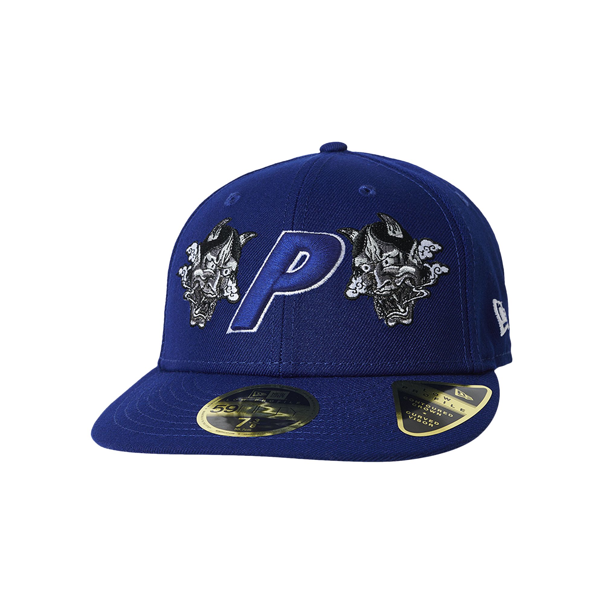 Pre-owned Palace Masks New Era Lp 59fifty 'blue' | Men's Size 7.625