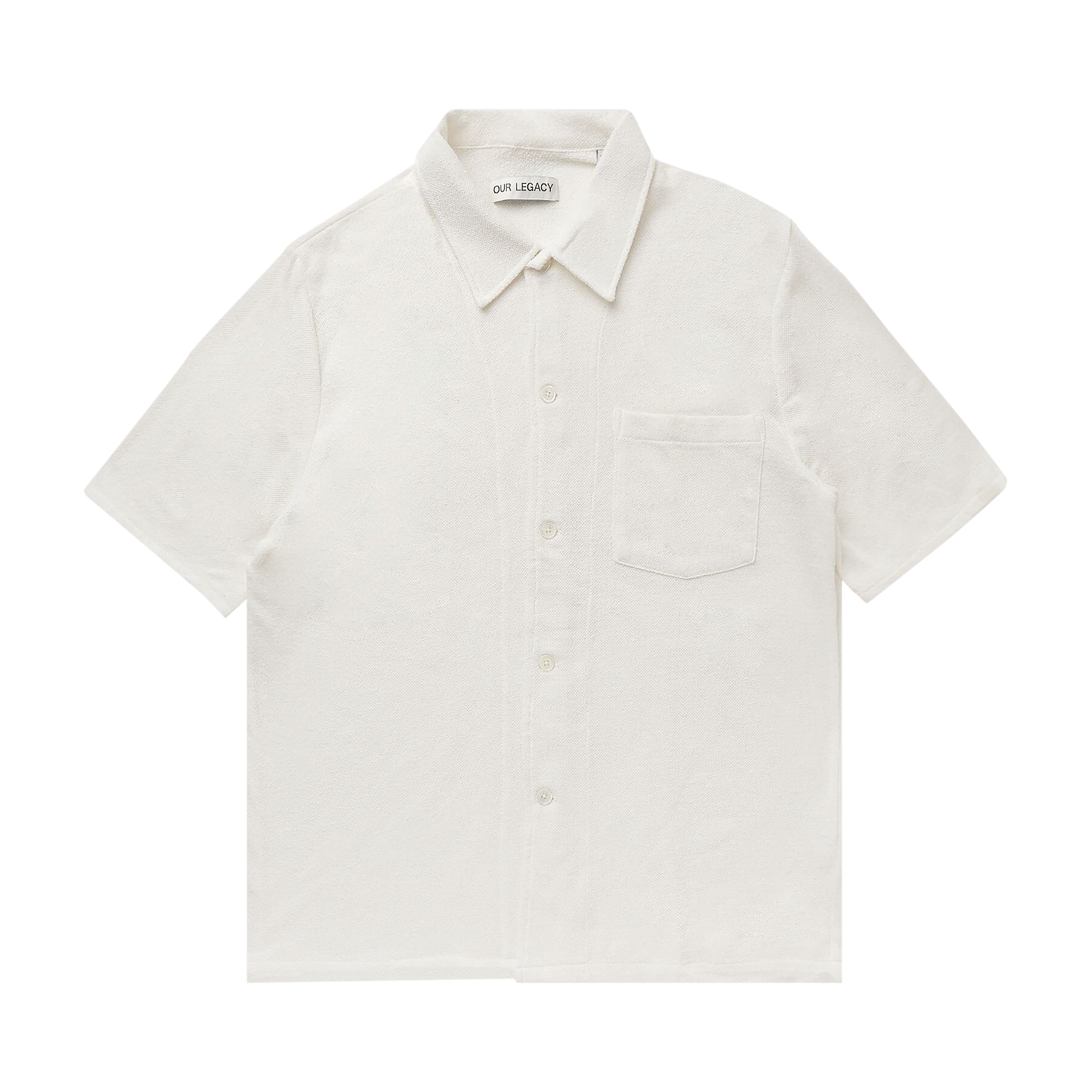 Pre-owned Our Legacy Box Short-sleeve Shirt 'white'