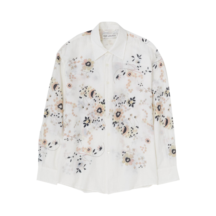 Our Legacy Eastern Flower Print Above Shirt 'White'