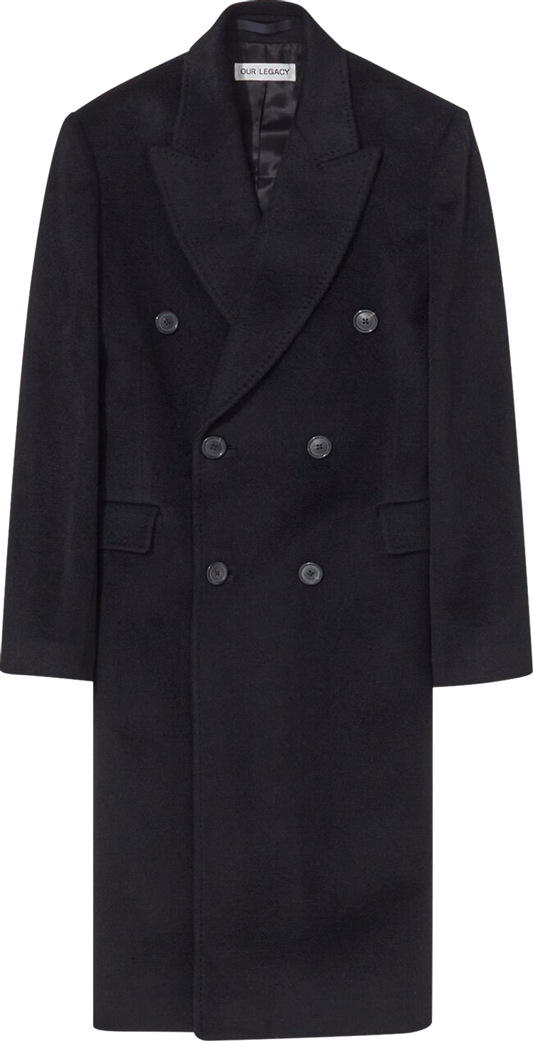 Buy Our Legacy Whale Coat 'Black' - M4201WB | GOAT