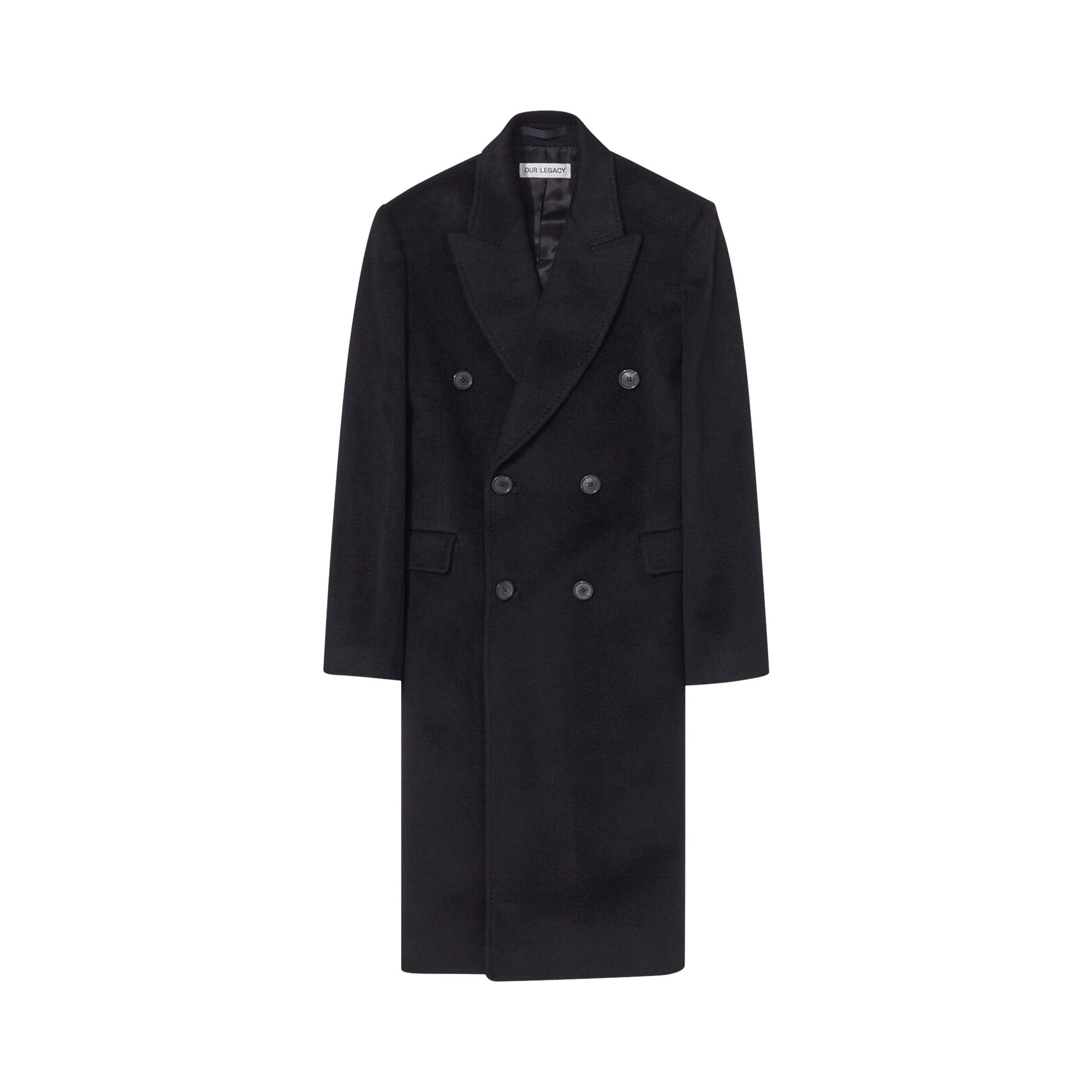 Pre-owned Our Legacy Whale Coat 'black' | Men's Size 52