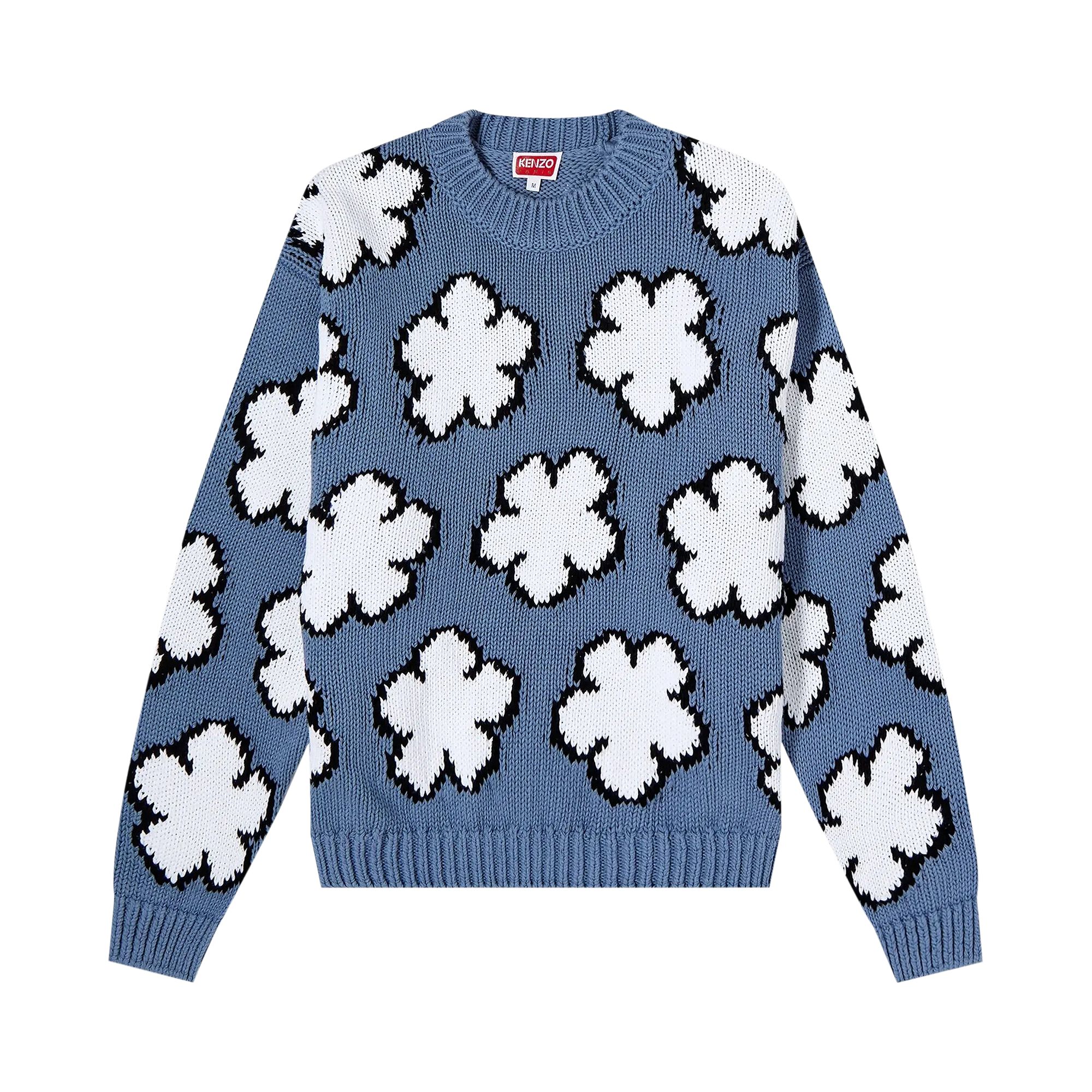 Kenzo All Over Boke Flower Jumper 'Blue' | Women's Size L
