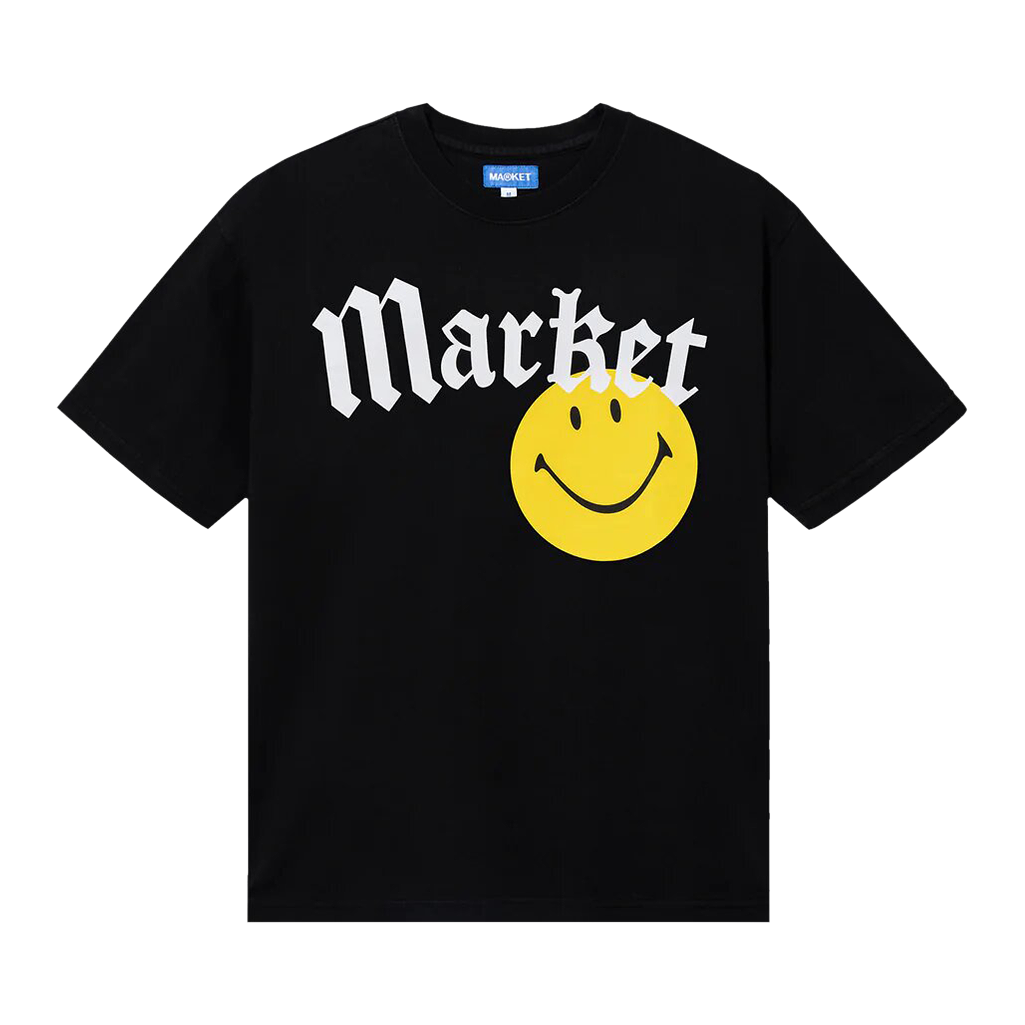 Pre-owned Market Smiley Gothic T-shirt 'washed Black'