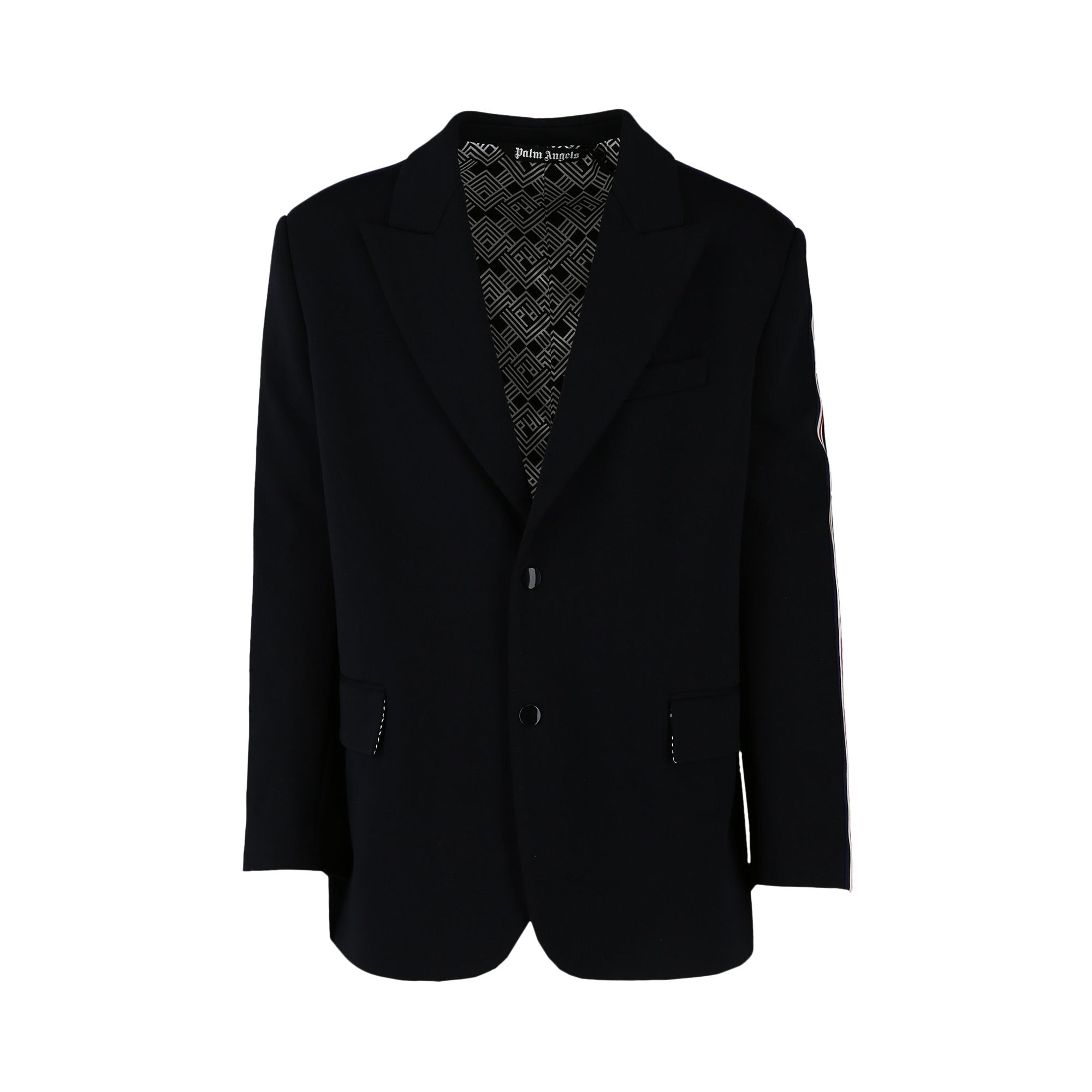 Pre-owned Palm Angels Classic Track Blazer 'navy Blue' | Men's Size 46