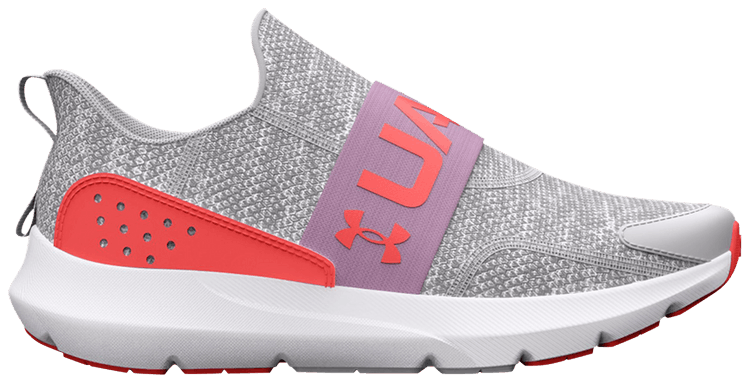 Under Armour Surge 3 Slip GS Halo Grey Fresh Orchid