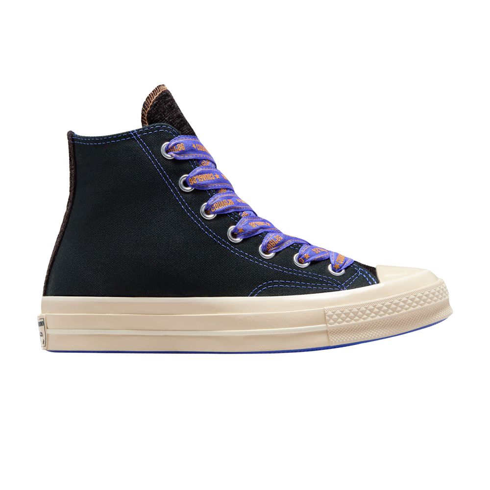 Converse Chuck 70 High 'Ribbon Laces - Black Blue Flame' | Men's Size 4