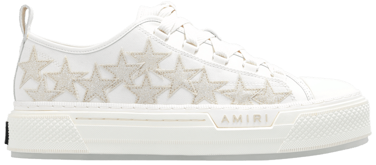 Amiri Stars Court Low White Alabaster